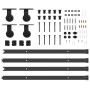 Kit de herrajes para puertas correderas acero negro 427 cm von , Türartikel - Ref: Foro24-3295784, Preis: 113,35 €, Rabatt: %