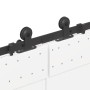 Kit de herrajes para puertas correderas acero negro 427 cm von , Türartikel - Ref: Foro24-3295784, Preis: 113,35 €, Rabatt: %