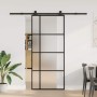 Puerta corredera con set herrajes vidrio ESG aluminio 90x205 cm von , Türen für zu Hause - Ref: Foro24-3332920, Preis: 278,49...