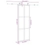 Puerta corredera set herrajes vidrio templado aluminio 76x205cm by , Doors for the home - Ref: Foro24-3332962, Price: 257,06 ...