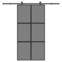 Puerta corredera set herrajes vidrio templado aluminio by , Doors for the home - Ref: Foro24-3332988, Price: 310,32 €, Discou...