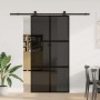 Puerta corredera set herrajes vidrio templado aluminio by , Doors for the home - Ref: Foro24-3332988, Price: 310,32 €, Discou...