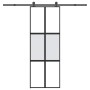 Puerta corredera set herrajes vidrio templado aluminio 76x205cm | Foro24.es | Tu tienda online para hogar, jardín y más Foro24.es