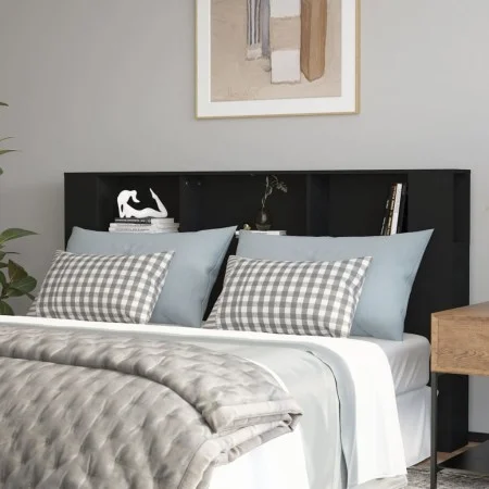 Schwarzes Kopfteilmöbel 180x18,5x104,5 cm von vidaXL, Kopf- und Fußteile - Ref: Foro24-811944, Preis: 74,29 €, Rabatt: %