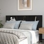 Mueble cabecero negro 180x18,5x104,5 cm de vidaXL, Cabeceros y pies de cama - Ref: Foro24-811944, Precio: 75,95 €, Descuento: %