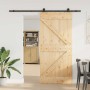 Puerta corredera con herrajes madera maciza de pino 90x210 cm | Foro24.es | Tu tienda online para hogar, jardín y más Foro24.es