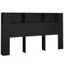 Schwarzes Kopfteilmöbel 180x18,5x104,5 cm von vidaXL, Kopf- und Fußteile - Ref: Foro24-811944, Preis: 74,29 €, Rabatt: %
