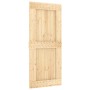 Puerta corredera con herrajes madera maciza de pino 90x210 cm by , Doors - Ref: Foro24-3332709, Price: 202,37 €, Discount: %