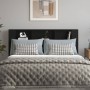 Mueble cabecero negro 180x18,5x104,5 cm de vidaXL, Cabeceros y pies de cama - Ref: Foro24-811944, Precio: 75,95 €, Descuento: %