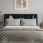 Schwarzes Kopfteilmöbel 180x18,5x104,5 cm von vidaXL, Kopf- und Fußteile - Ref: Foro24-811944, Preis: 74,29 €, Rabatt: %