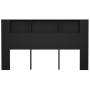 Mueble cabecero negro 180x18,5x104,5 cm de vidaXL, Cabeceros y pies de cama - Ref: Foro24-811944, Precio: 75,95 €, Descuento: %