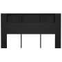Schwarzes Kopfteilmöbel 180x18,5x104,5 cm von vidaXL, Kopf- und Fußteile - Ref: Foro24-811944, Preis: 74,29 €, Rabatt: %