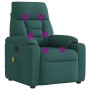 Sillón de masaje reclinable de tela verde oscuro | Foro24.es | Tu tienda online para hogar, jardín y más Foro24.es
