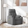 Sillón reclinable de masaje tela de microfibra gris oscuro de , Sillones - Ref: Foro24-4015572, Precio: 214,39 €, Descuento: %