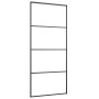 Puerta corredera con set herrajes vidrio ESG aluminio 90x205 cm von , Türen für zu Hause - Ref: Foro24-3332871, Preis: 252,27...