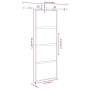 Puerta corredera set herrajes vidrio templado aluminio 76x205cm | Foro24.es | Tu tienda online para hogar, jardín y más Foro24.es