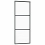 Puerta corredera con set herrajes vidrio ESG aluminio 76x205 cm by , Doors for the home - Ref: Foro24-3332806, Price: 205,31 ...