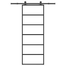 Puerta corredera con set herrajes vidrio ESG