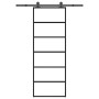 Puerta corredera con set herrajes vidrio ESG aluminio 76x205 cm | Foro24.es | Tu tienda online para hogar, jardín y más Foro24.es