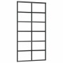 Puerta corredera con herrajes 102x205 cm ESG vidrio y aluminio by , Doors for the home - Ref: Foro24-3332844, Price: 232,73 €...