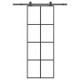 Puerta corredera con set herrajes vidrio ESG aluminio 76x205 cm de , Puertas para el hogar - Ref: Foro24-3332886, Precio: 242...
