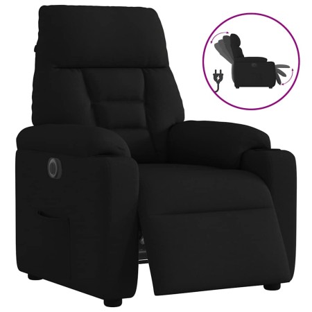 Sillón reclinable eléctrico de tela negro | Foro24.es | Tu tienda online para hogar, jardín y más Foro24.es