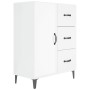 Bright white plywood sideboard 69.5x34x90 cm by vidaXL, Sideboards - Ref: Foro24-812183, Price: 79,00 €, Discount: %