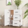 Sperrholz Sideboard glänzend weiß 69,5x34x90 cm von vidaXL, Sideboards - Ref: Foro24-812183, Preis: 79,00 €, Rabatt: %