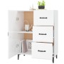 Sperrholz Sideboard glänzend weiß 69,5x34x90 cm von vidaXL, Sideboards - Ref: Foro24-812183, Preis: 79,00 €, Rabatt: %
