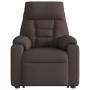 Sillón reclinable elevable tela marrón oscuro | Foro24.es | Tu tienda online para hogar, jardín y más Foro24.es