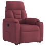 Sillón reclinable elevable tela rojo tinto | Foro24.es | Tu tienda online para hogar, jardín y más Foro24.es