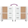 Sperrholz Sideboard glänzend weiß 69,5x34x90 cm von vidaXL, Sideboards - Ref: Foro24-812183, Preis: 79,00 €, Rabatt: %