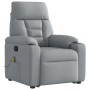 Sillón de masaje reclinable de pie de tela gris claro | Foro24.es | Tu tienda online para hogar, jardín y más Foro24.es
