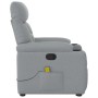 Sillón de masaje reclinable de pie de tela gris claro | Foro24.es | Tu tienda online para hogar, jardín y más Foro24.es
