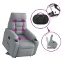 Sillón de masaje reclinable de pie de tela gris claro | Foro24.es | Tu tienda online para hogar, jardín y más Foro24.es