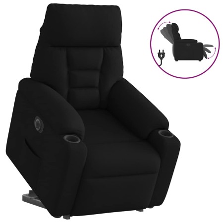 Sillón eléctrico reclinable elevable de tela negro | Foro24.es | Tu tienda online para hogar, jardín y más Foro24.es