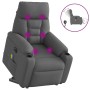 Sillón de masaje eléctrico reclinable elevable tela gris oscuro | Foro24.es | Tu tienda online para hogar, jardín y más Foro24.es