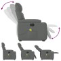 Sillón de masaje eléctrico reclinable elevable tela gris oscuro | Foro24.es | Tu tienda online para hogar, jardín y más Foro24.es