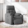 Sillón reclinable eléctrico tela de microfibra gris oscuro | Foro24.es | Tu tienda online para hogar, jardín y más Foro24.es