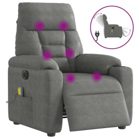 Sillón reclinable masaje eléctrico tela