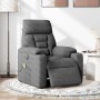 Sillón reclinable masaje eléctrico tela microfibra gris oscuro | Foro24.es | Tu tienda online para hogar, jardín y más Foro24.es