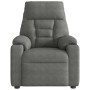 Sillón reclinable masaje eléctrico tela microfibra gris oscuro | Foro24.es | Tu tienda online para hogar, jardín y más Foro24.es