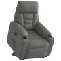 Sillón reclinable elevable tela de microfibra gris oscuro | Foro24.es | Tu tienda online para hogar, jardín y más Foro24.es
