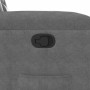 Sillón reclinable elevable tela de microfibra gris oscuro | Foro24.es | Tu tienda online para hogar, jardín y más Foro24.es