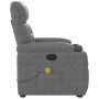 Sillón reclinable masaje elevable tela microfibra gris oscuro | Foro24.es | Tu tienda online para hogar, jardín y más Foro24.es