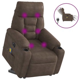 Sillón masaje eléctrico reclinable elevable tela