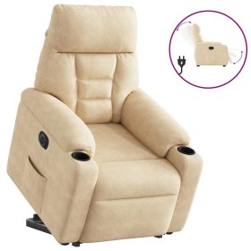 Sillón eléctrico reclinable elevable tela