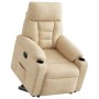 Sillón eléctrico reclinable elevable tela microfibra crema | Foro24.es | Tu tienda online para hogar, jardín y más Foro24.es