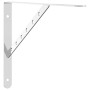 Soportes de estante 4 uds acero inoxidable plata 40x2,5x25 cm by , Shelves and shelves - Ref: Foro24-30300, Price: 27,83 €, D...