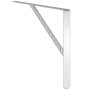Soportes de estante 4 uds acero inoxidable plata 40x2,5x25 cm by , Shelves and shelves - Ref: Foro24-30300, Price: 27,83 €, D...